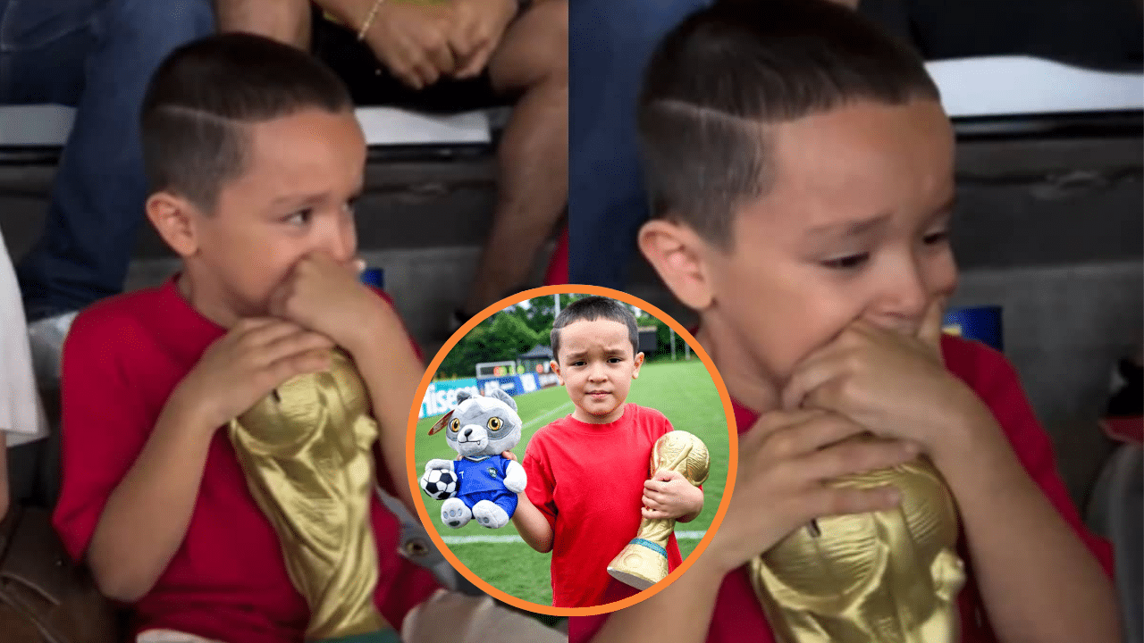 El niño uzbeko que lloró tras perder con Colombia recibió una sorpresa que nadie esperaba