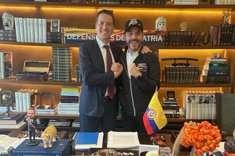 En el primer día como presidente electo de Colombia, de la Espriella habló con Trump y recibió varias visitas