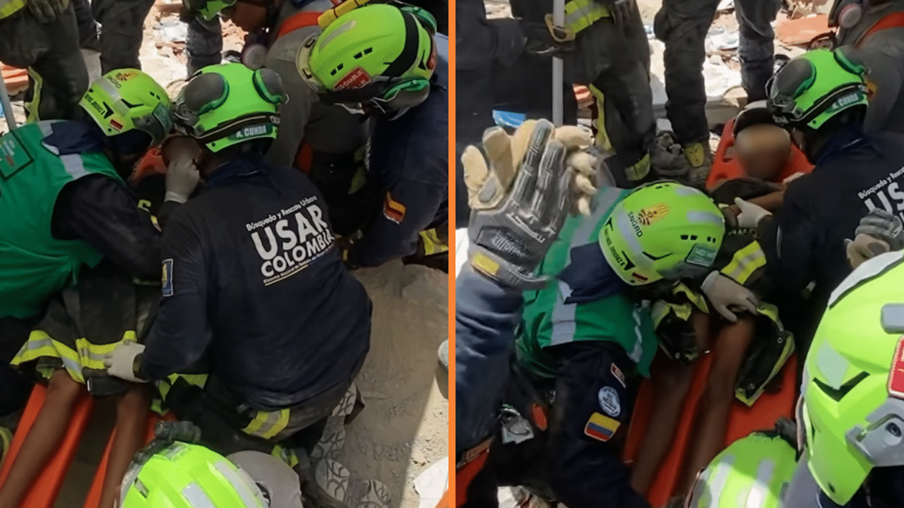 Rescate exitoso en Venezuela: un niño salvado por bomberos colombianos