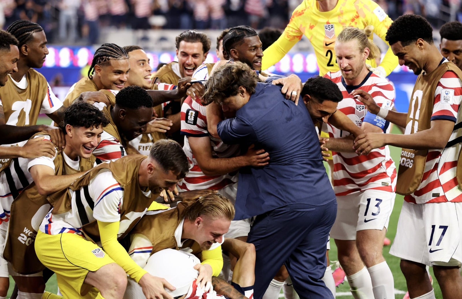 Estados Unidos se jugó un partidazo y sorprendió a una desconocida Paraguay