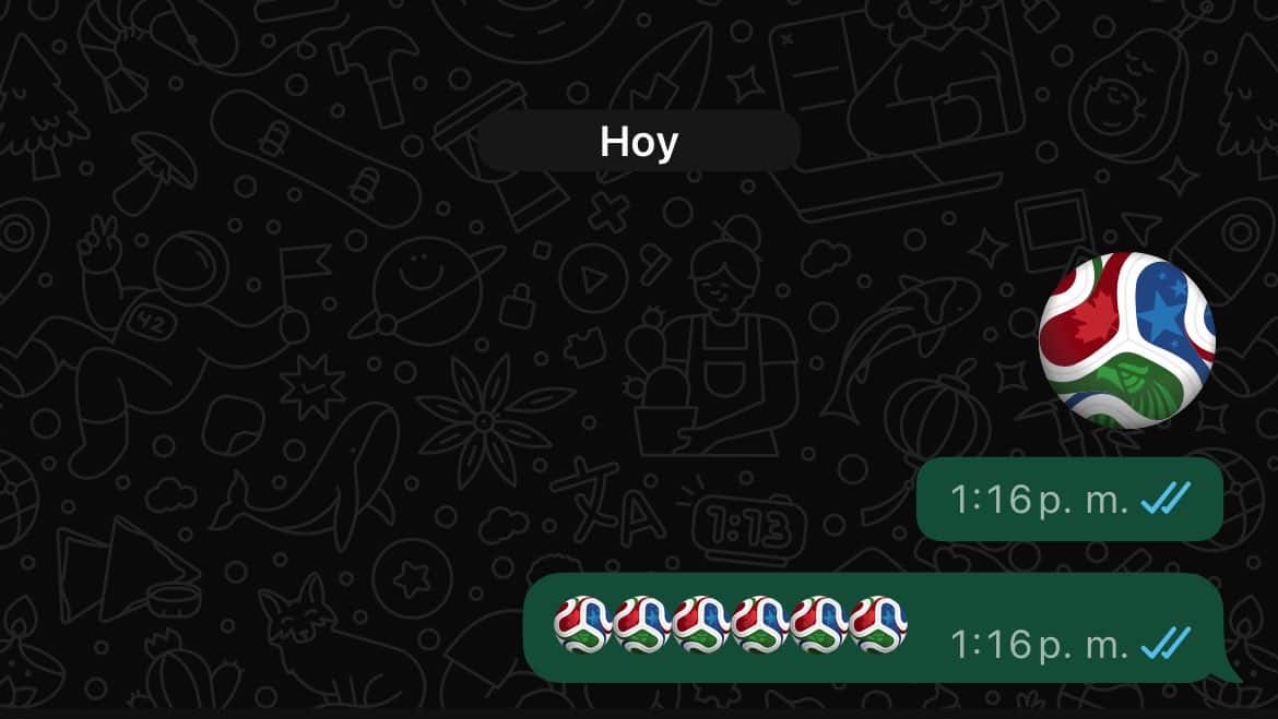 La fiebre del Mundial 2026 ya se siente en WhatsApp con el balón Trionda