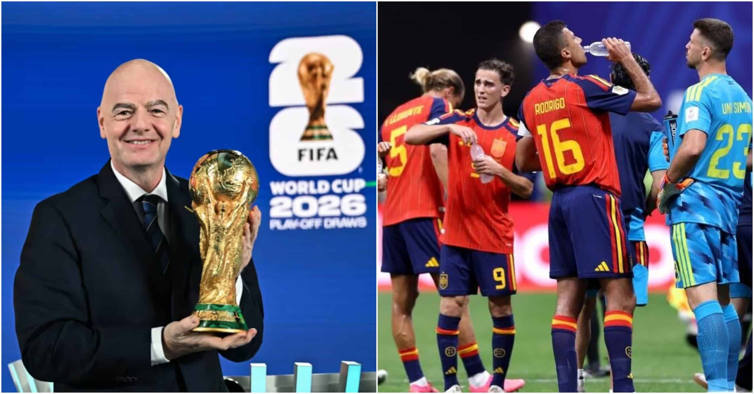 Lo que dijo el presidente de la FIFA sobre las críticas a las pausas de hidratación en el Mundial