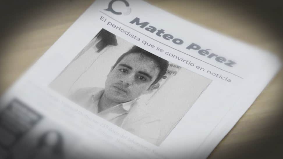 Mateo Pérez: el periodista que se convirtió en noticia
