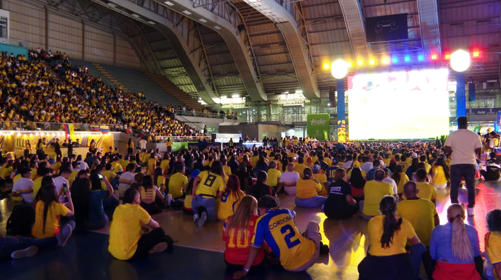 La fan zone de la Selección Colombia en Medellín: una celebración inolvidable