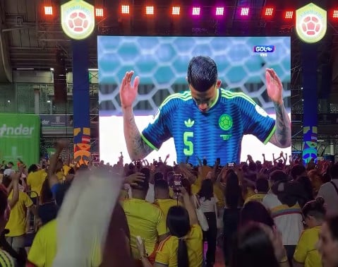 ¿No sabe dónde ver a Colombia? Medellín tendrá 21 pantallas gigantes para ver el partido gratis