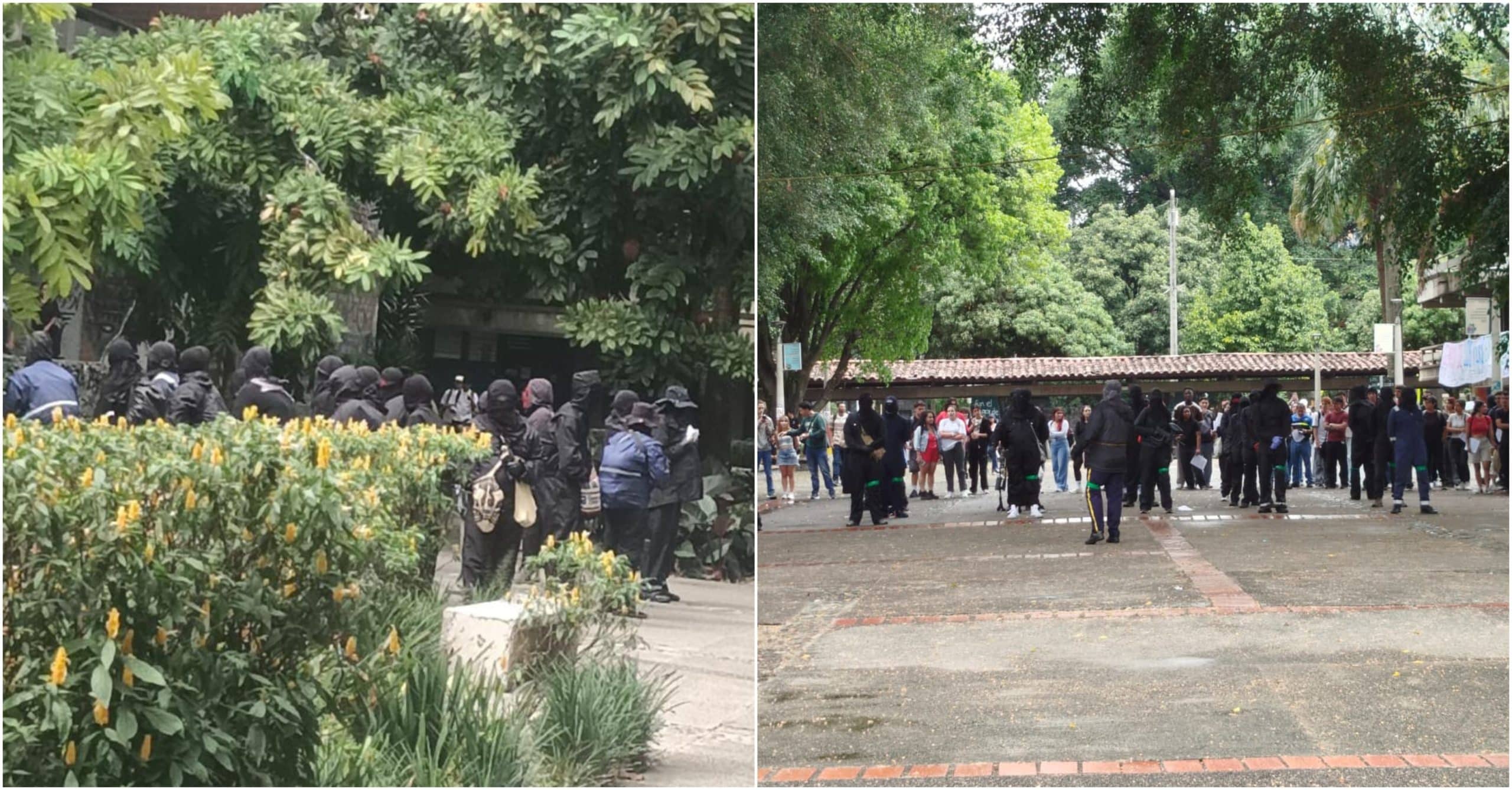 Suspenden actividades en la Universidad de Antioquia por disturbios y el ingreso de personas encapuchadas