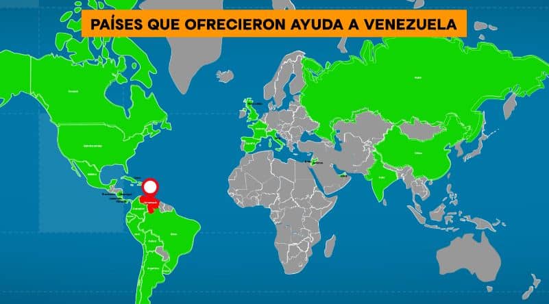 Varios países del mundo, incluido Colombia, se unen para apoyar a Venezuela
