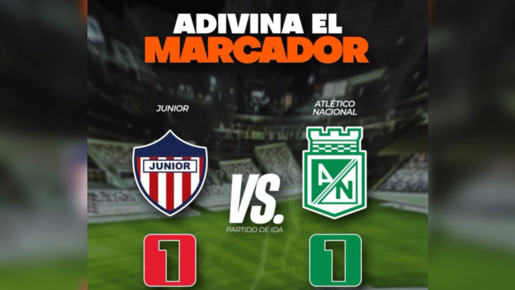¿Quién ganará esta noche: Nacional o Junior? Avidina aquí el marcador