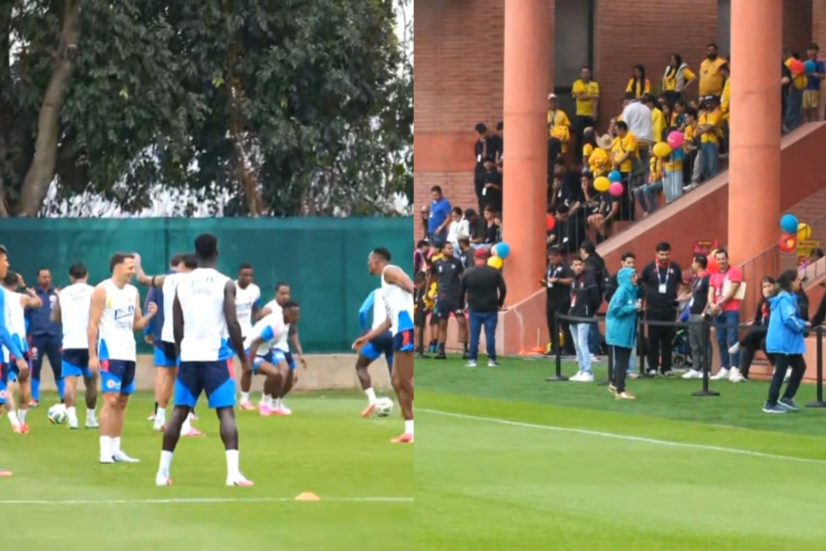 La Selección Colombia entrena en Guadalajara con la presencia de hinchas