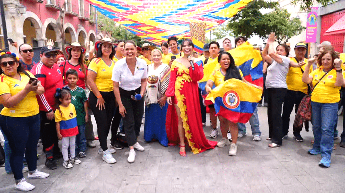 El patriotismo colombiano en Guadalajara durante el Mundial