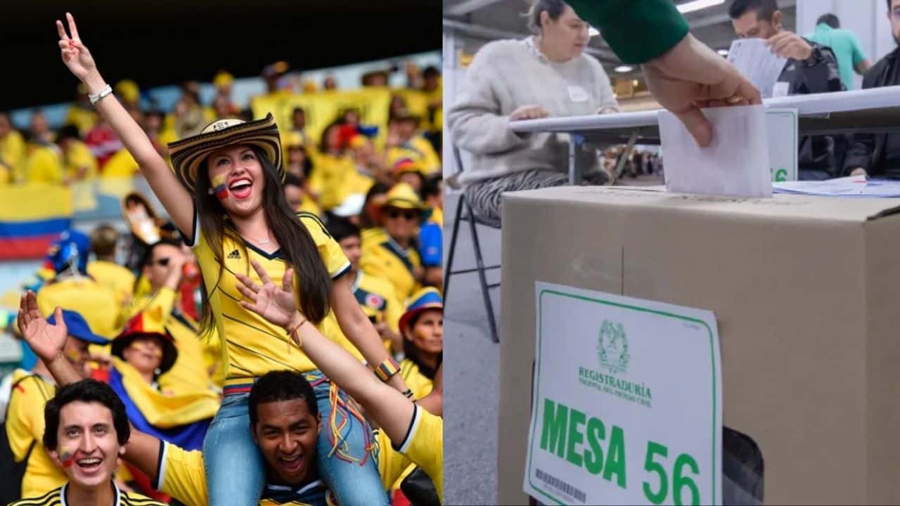 La curiosa razón por la que Colombia vota en pleno Mundial