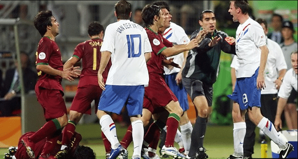 El partido más sucio en la historia de los Mundiales