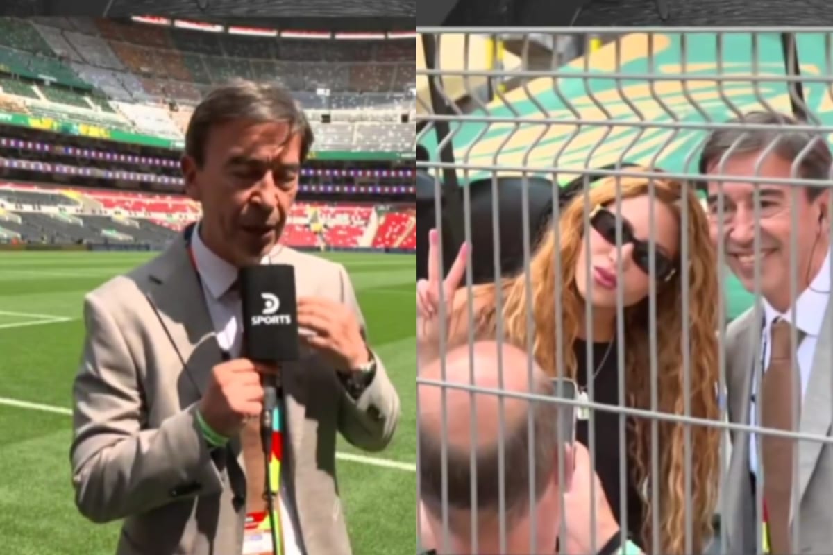 El curioso momento de Marcelo Benedetto con Shakira en el Azteca