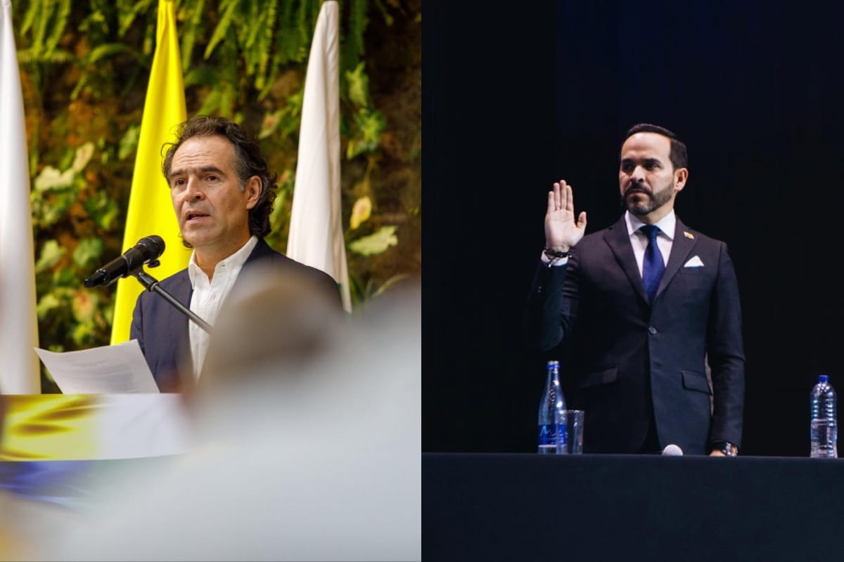 Encuentro entre el alcalde de Medellín y el presidente electo