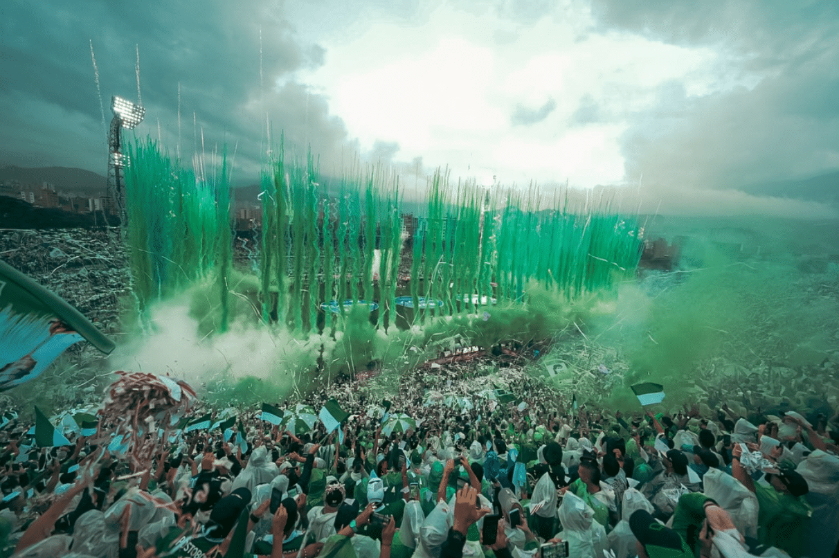 La fiesta verde en el Atanasio Girardot: Atlético Nacional busca su título 19