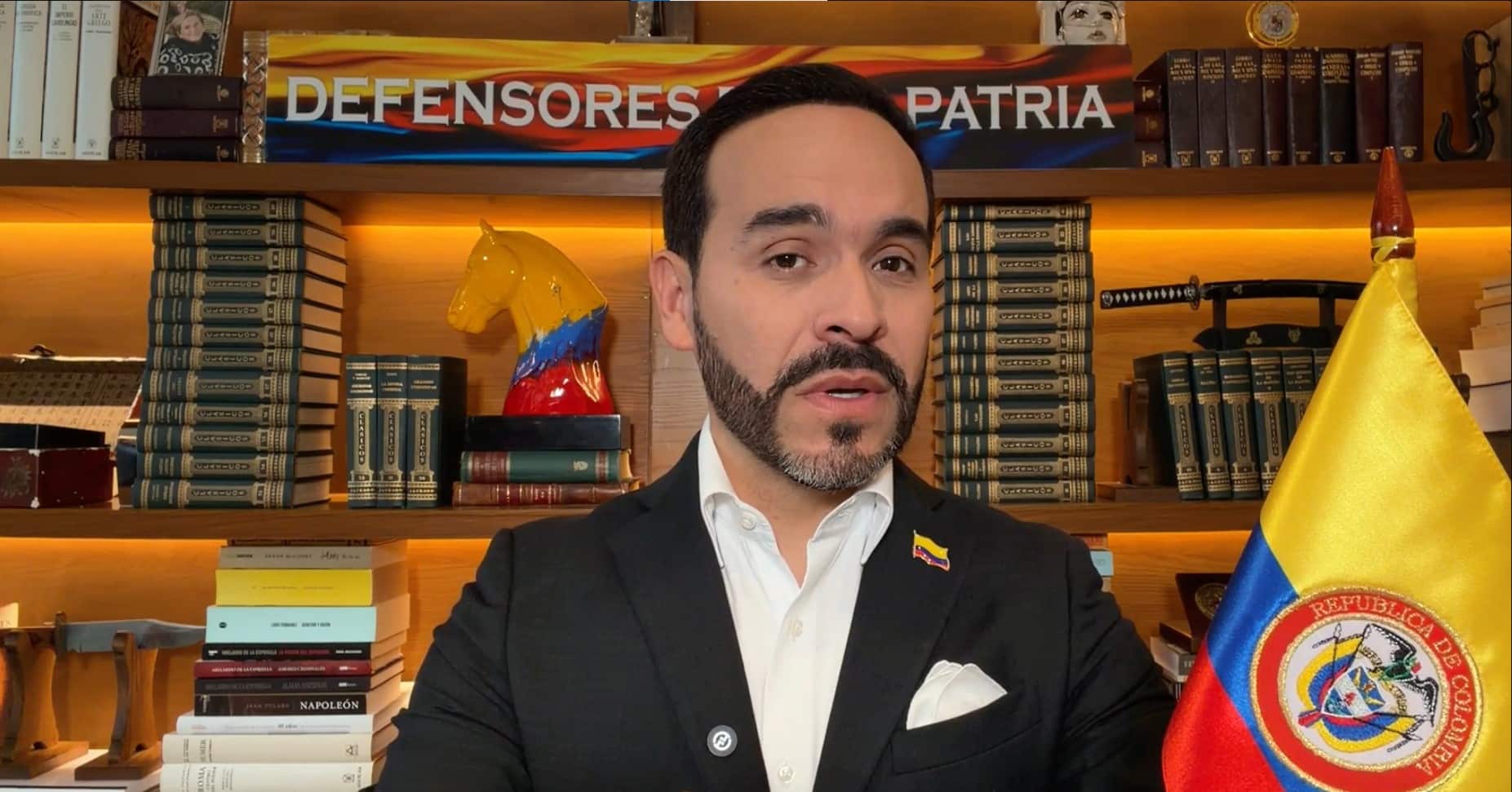 Abelardo de la Espriella anunció que su posesión presidencial será en Cali