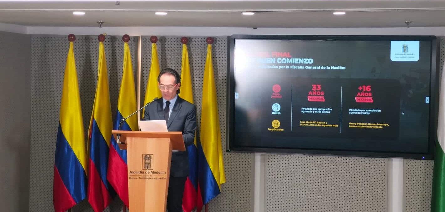 Alcalde Federico Gutiérrez entregó más pruebas de los casos de presunta corrupción en la administración de Daniel Quintero