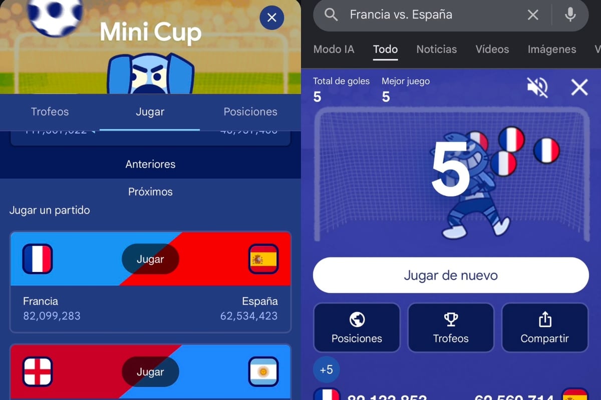 Doodle de Google de las semifinales del Mundial: cómo jugar la tanda de penales desde el celular
