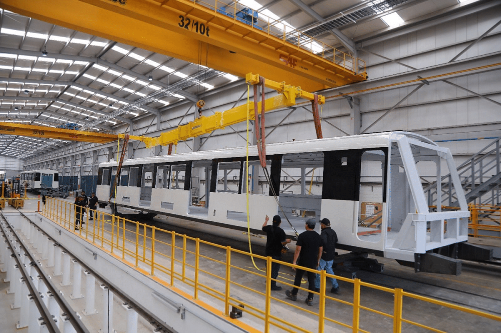 Avances en el ensamblaje de nuevos trenes para el Metro de Medellín
