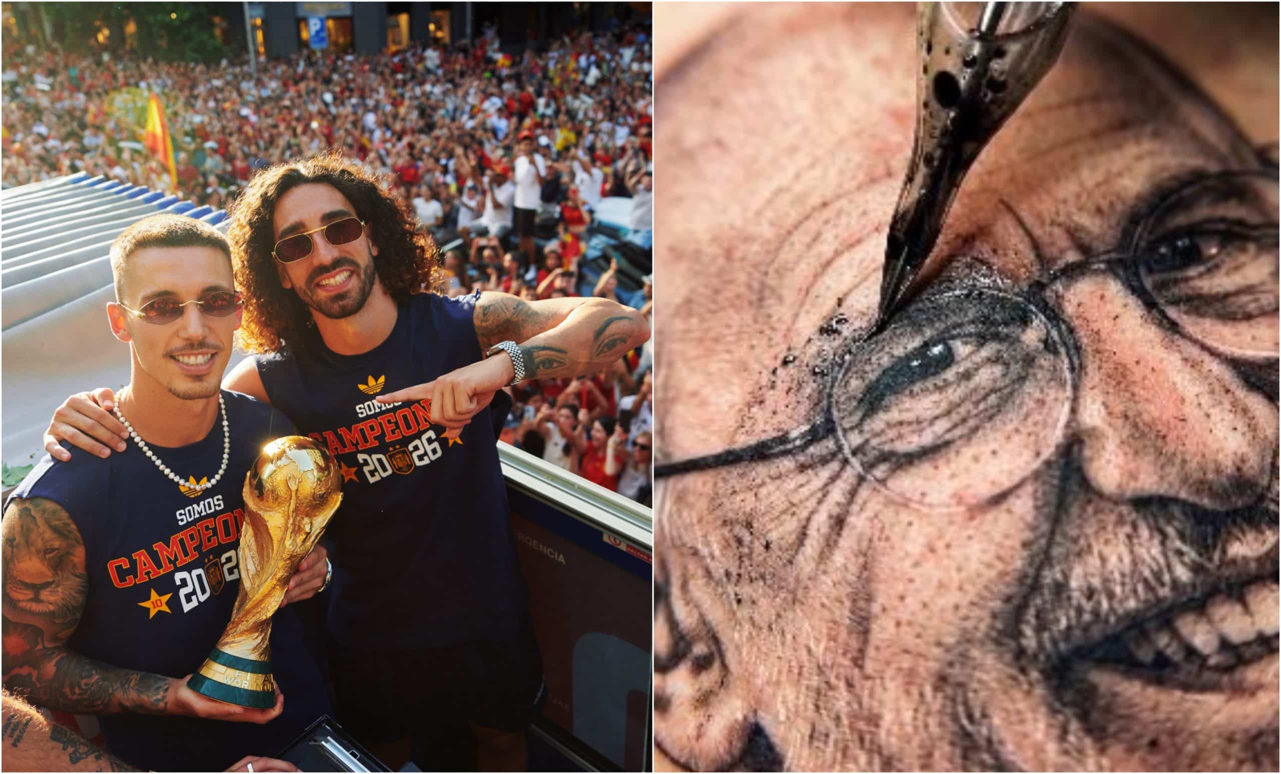 El campeón del mundo que cumplió su promesa de hacerse insólito tatuaje si alzaba la copa