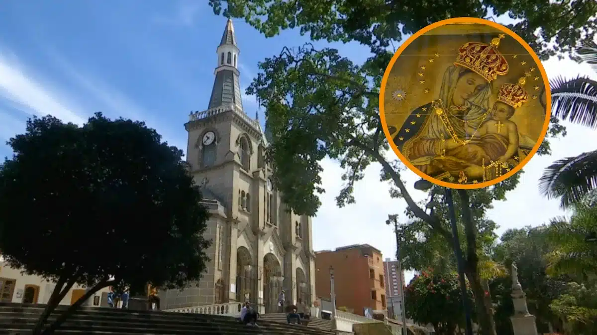 La historia de la Virgen de Chiquinquirá en La Estrella
