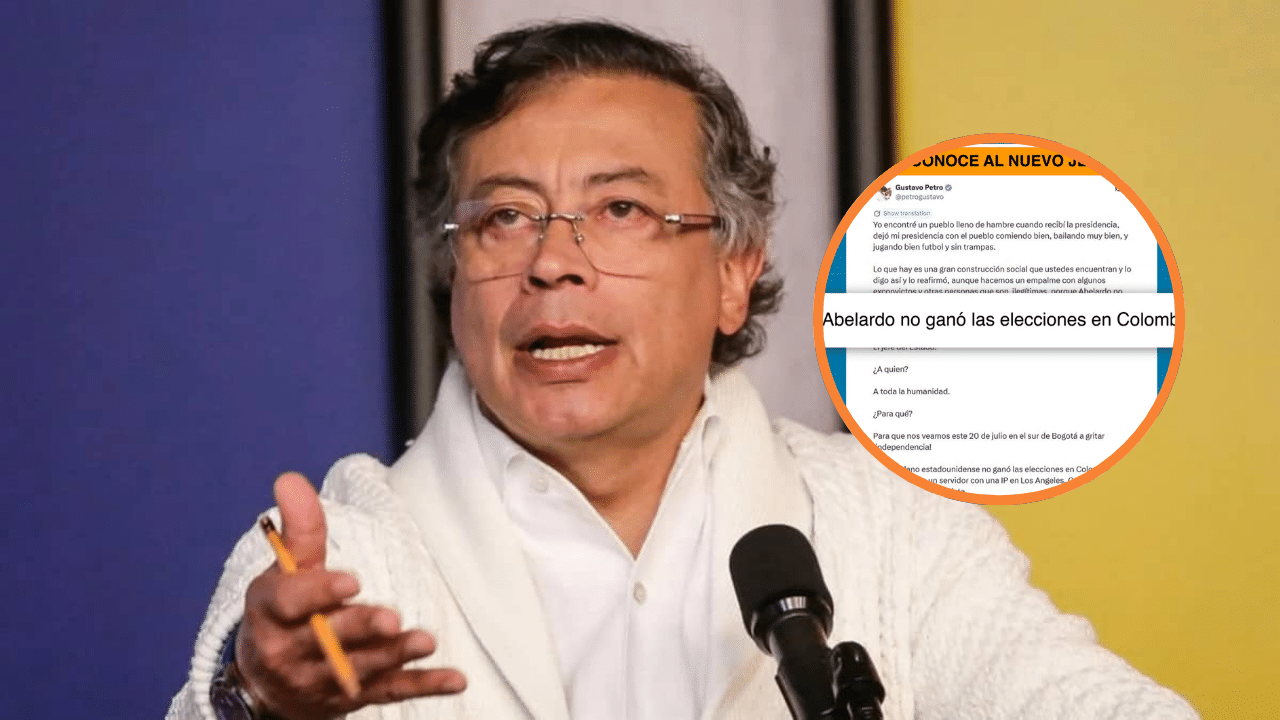 En medio del empalme, Petro insistió en cuestionar la elección de Abelardo de la Espriella