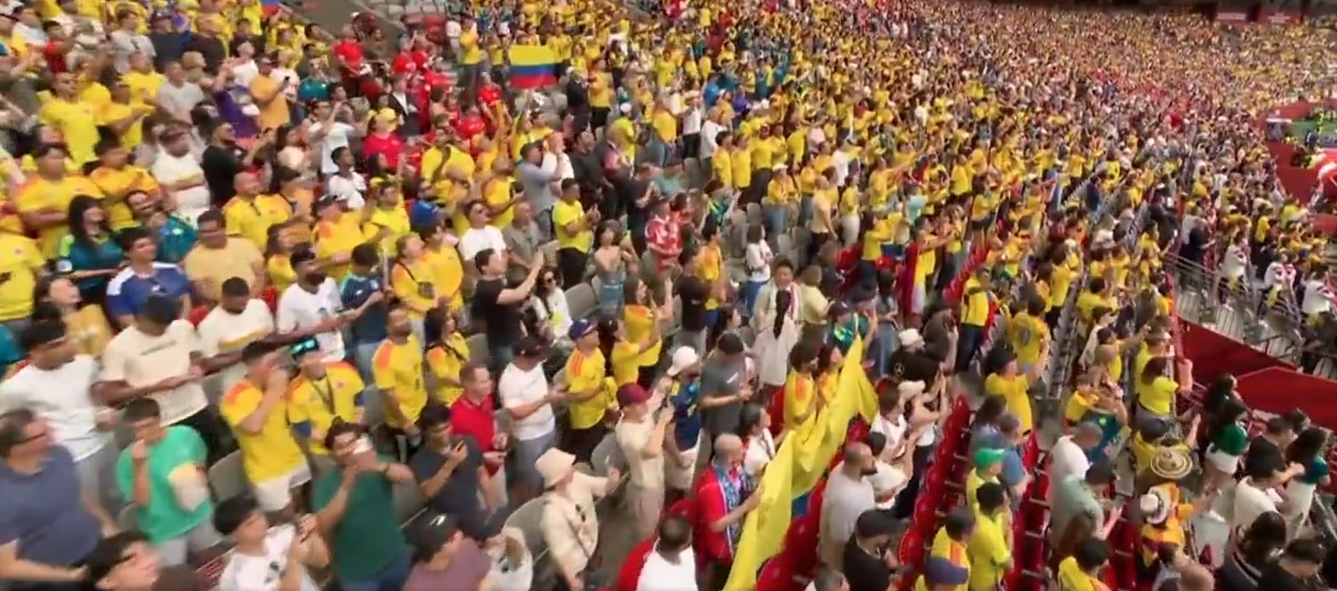 ¡Impresionante! Así sonó el himno de Colombia en Vancouver antes del partido ante Suiza