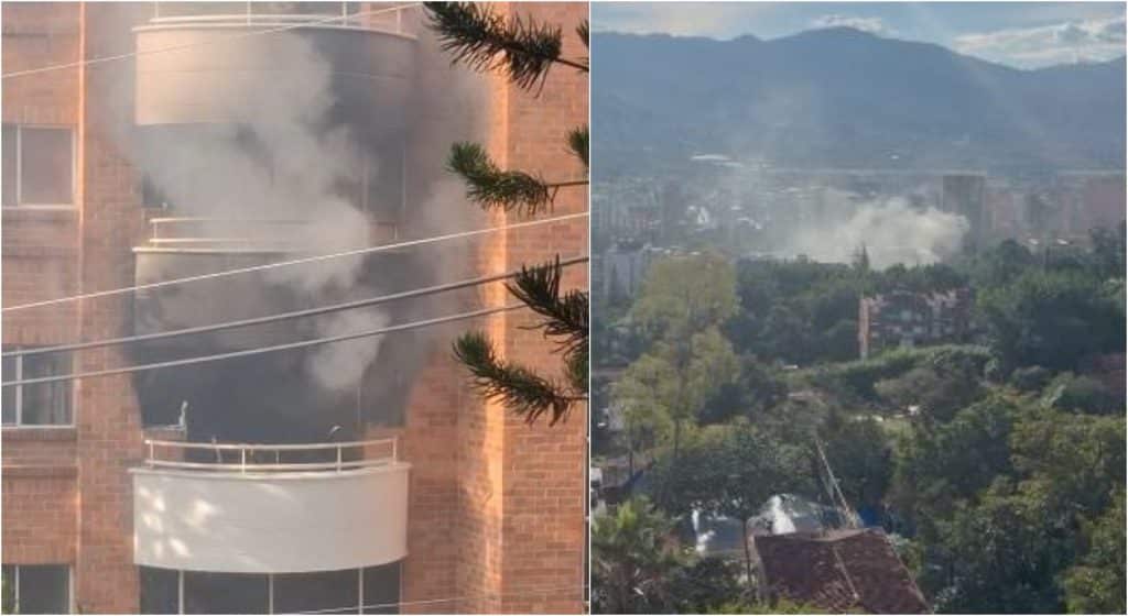 Incendio afecta apartamento en La Visitación, El Poblado