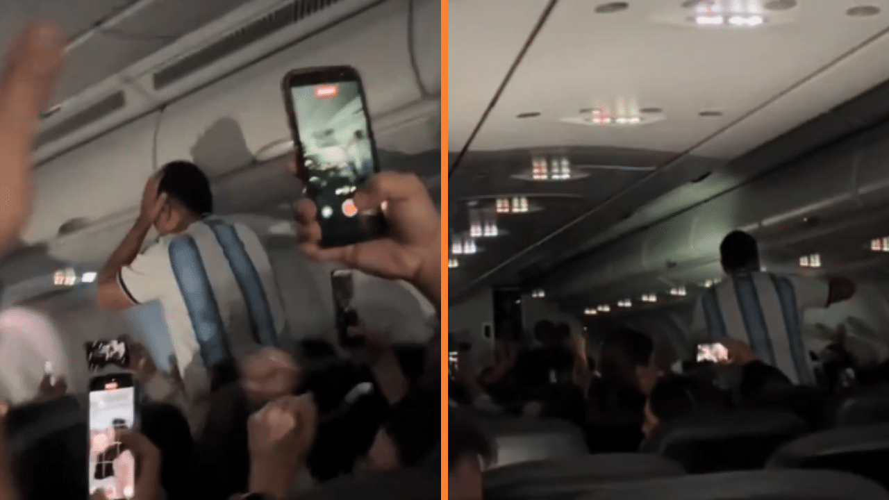 Un piloto español sorprende a pasajeros argentinos con una broma durante la final del Mundial 2026