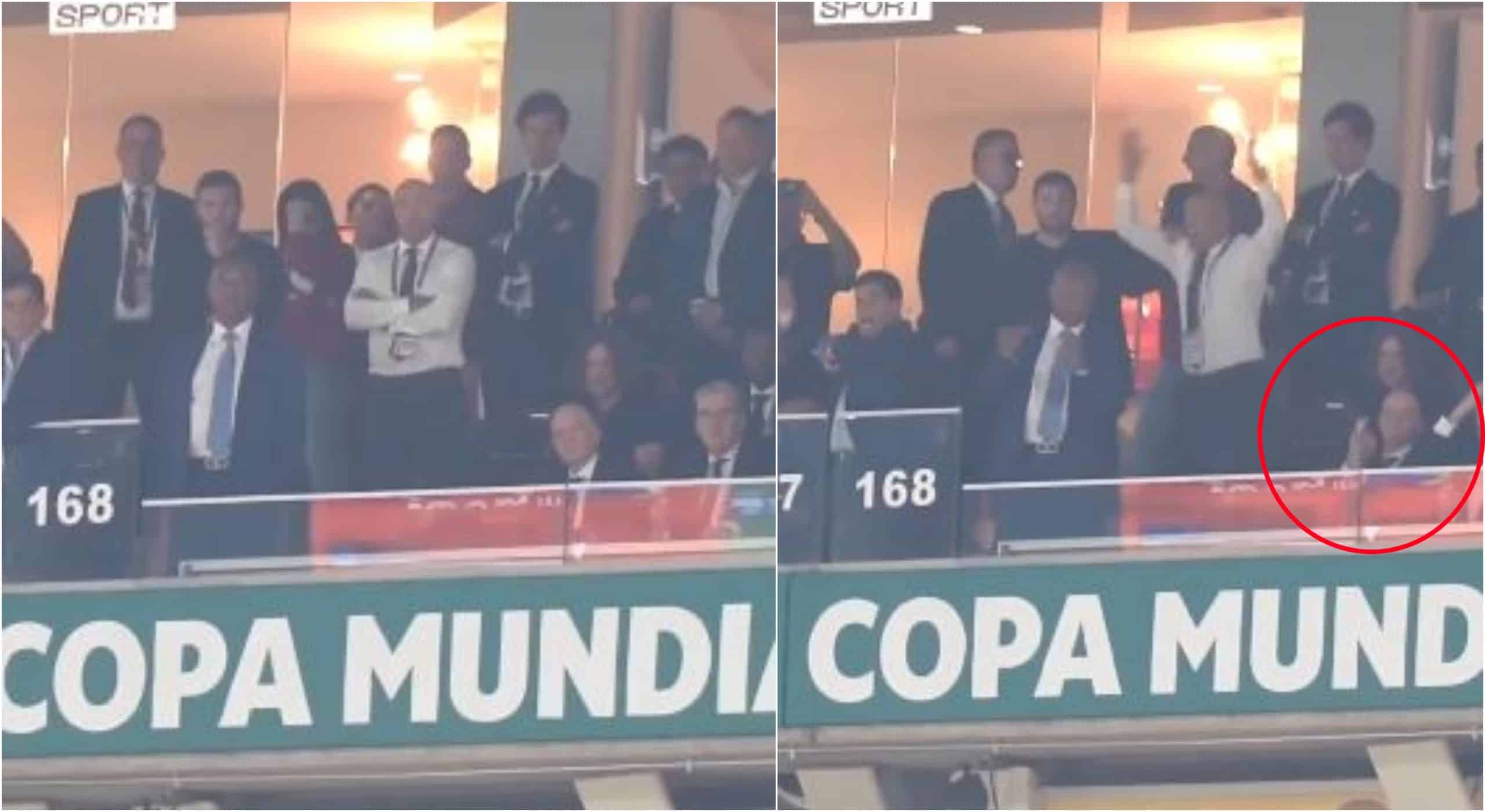 ¿Qué hay detrás del video de las reacciones del presidente de la FIFA durante un partido del Mundial?