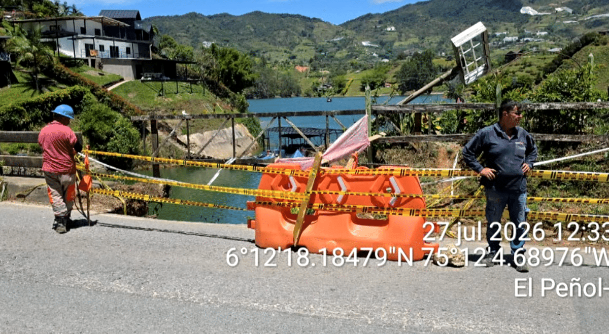 Deterioro de la vía Marinilla–El Peñol–Guatapé genera preocupación