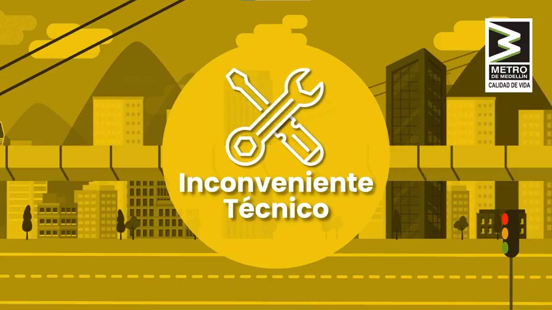 Salga temprano: Línea A del metro opera parcialmente por inconveniente técnico