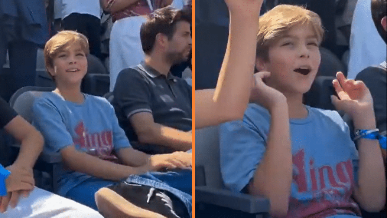 Sasha cantó 'Dai Dai' de Shakira junto a Piqué y el momento se volvió viral
