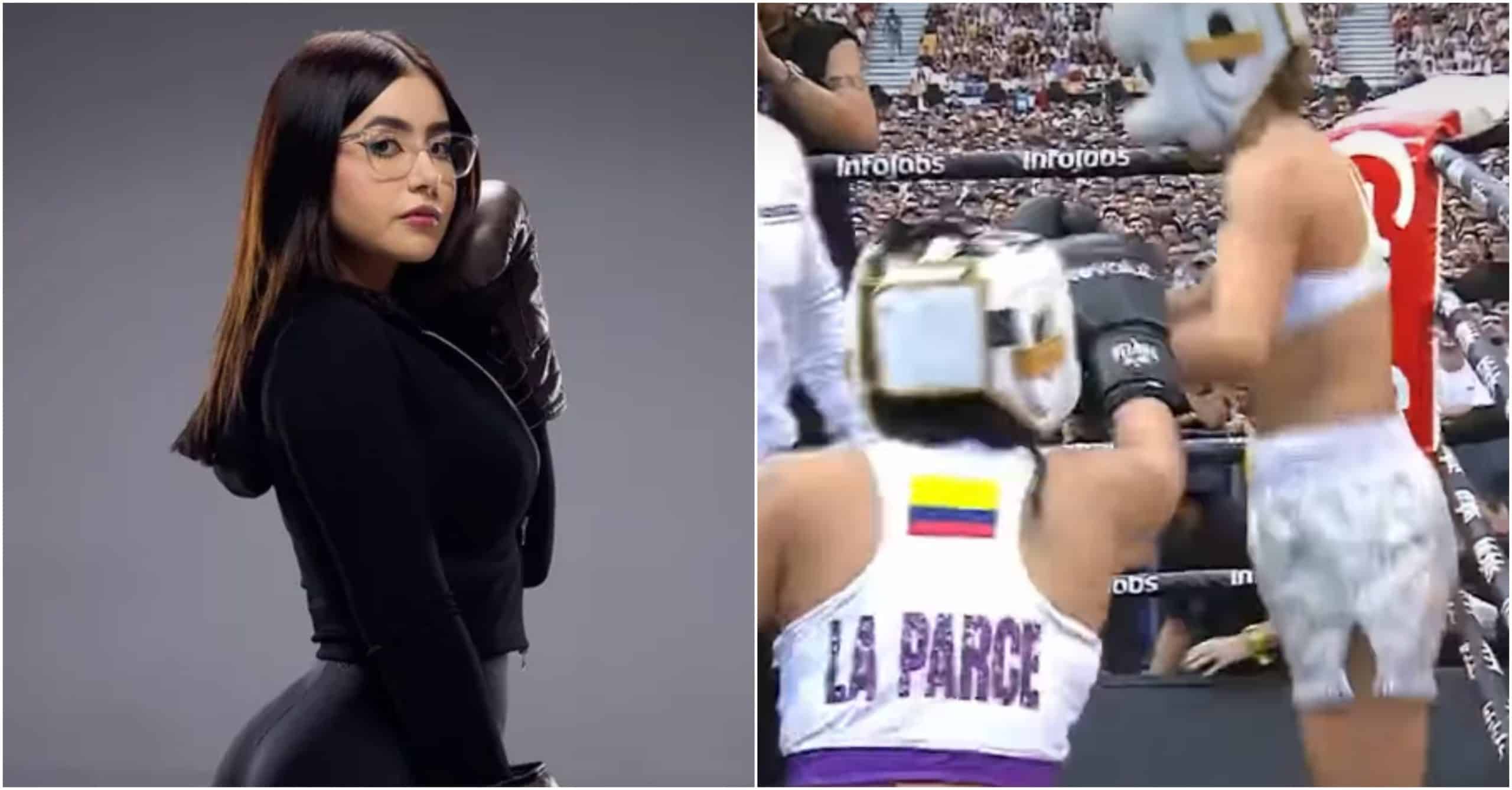 Streamer colombiana ganó en su pelea de la Velada del año VI de Ibai Llanos