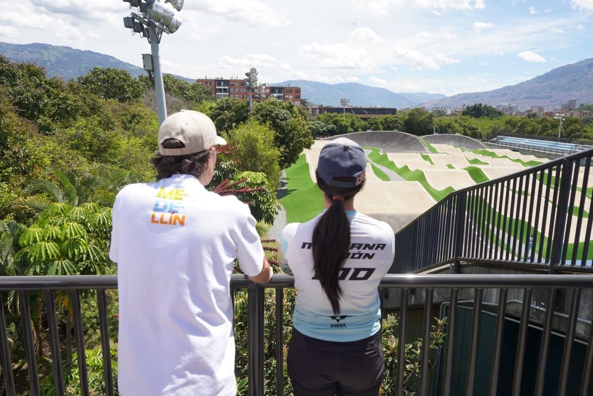 Medellín estrena su renovada pista de BMX Mariana Pajón: un escenario de talla mundial