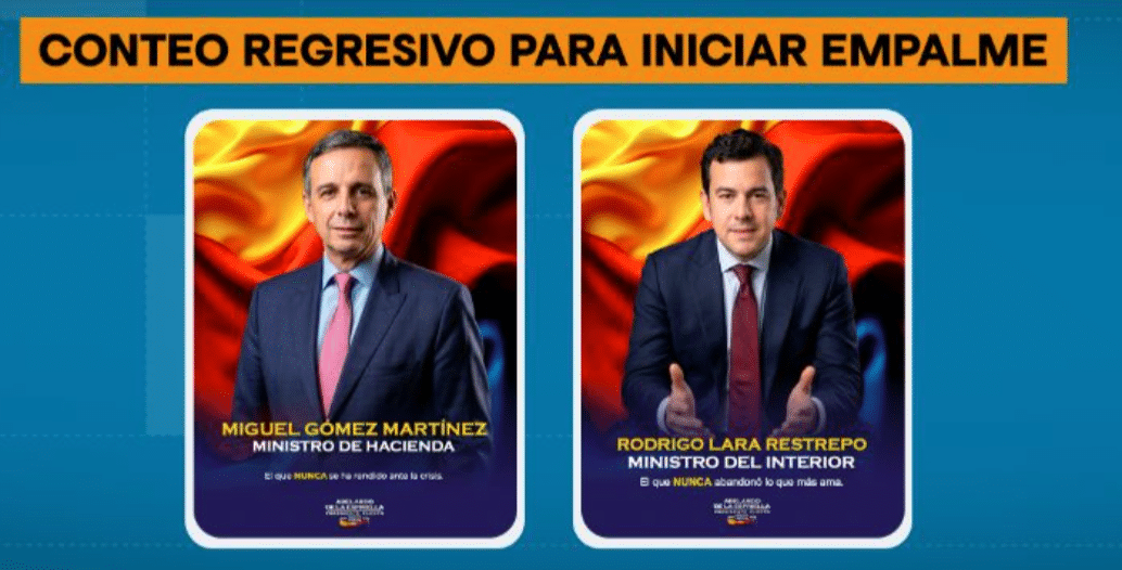 Este jueves se instalará el primer empalme entre los equipos de Gustavo Petro y Abelardo de la Espriella