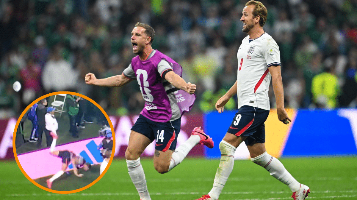 Jordan Henderson se lesiona tras celebrar victoria de Inglaterra ante México