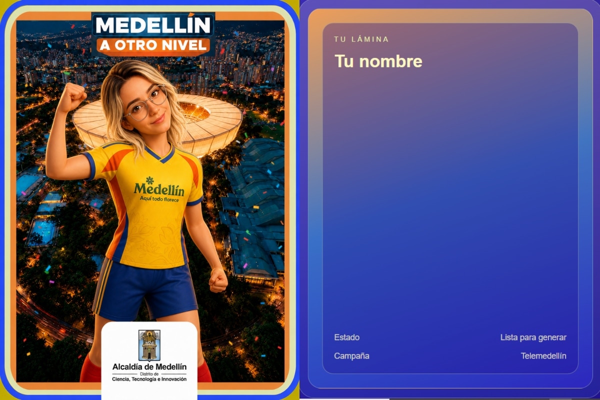 Participa para ganar una membresía de 6 meses en Action Black con la lámina mundialista de Telemedellín