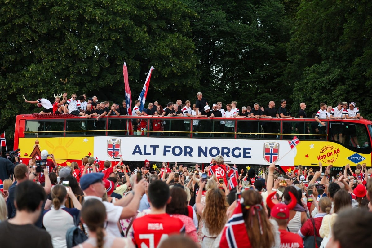 Noruega celebra su histórica actuación en el Mundial 2026 con un recibimiento multitudinario