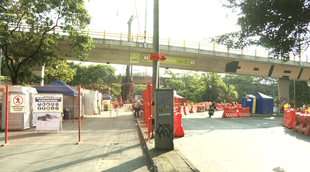 Obras del Metro de la 80 solo cuentan con recursos para dos meses por falta de pago del gobierno