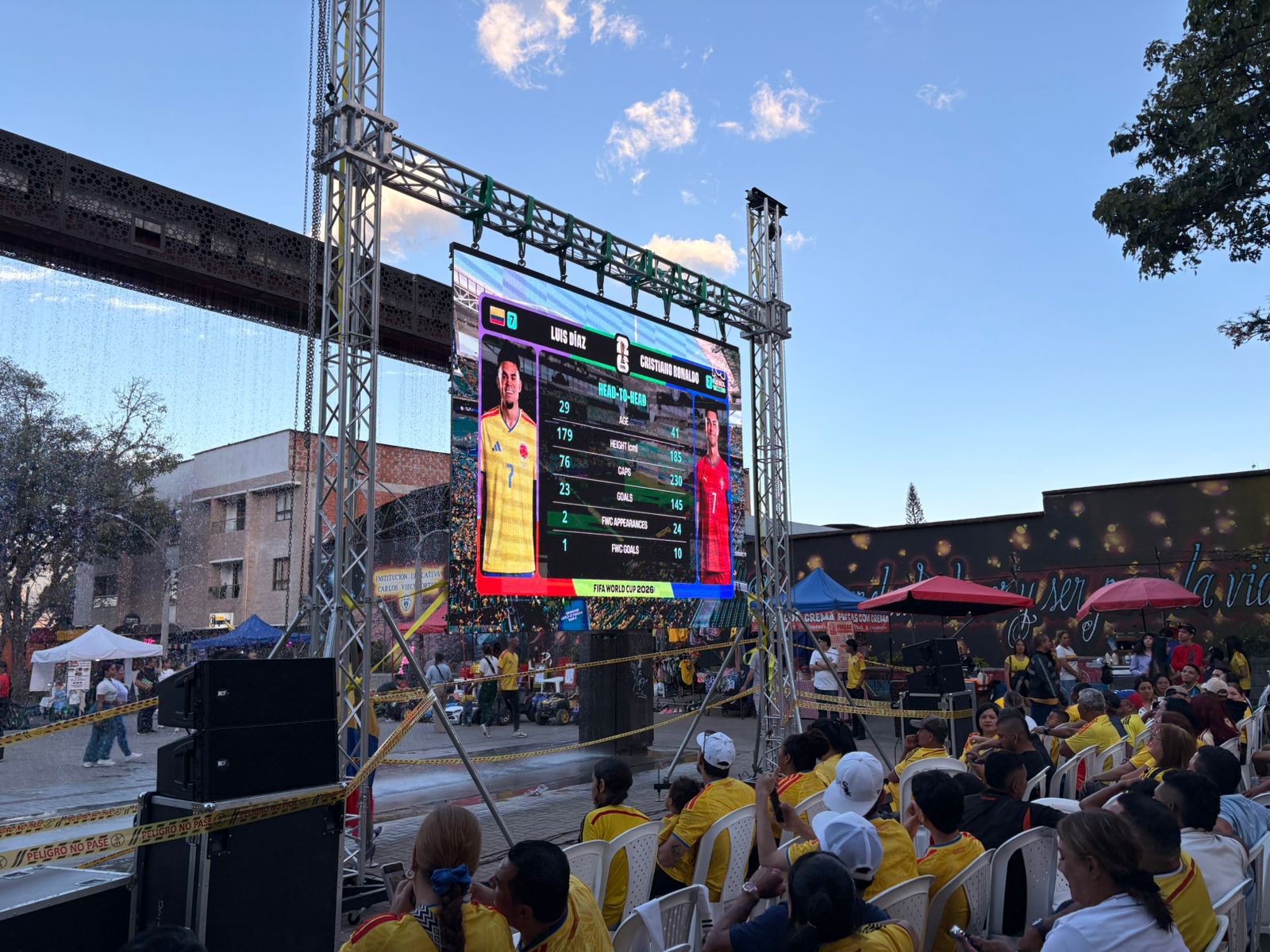 Parque Norte habilita pantalla gigante para el partido Colombia vs. Suiza