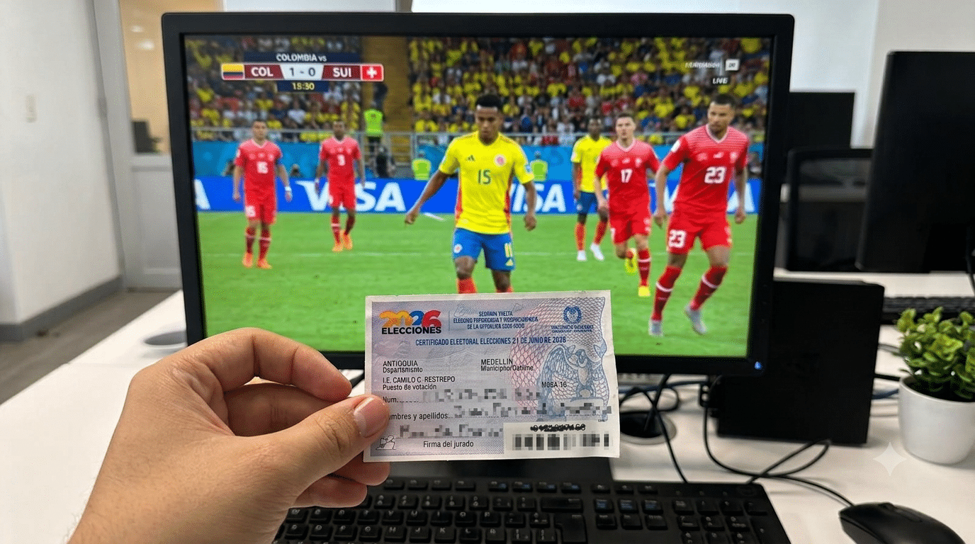 ¿Puedo utilizar mi medio día compensatorio para ver el partido de Colombia contra Suiza?