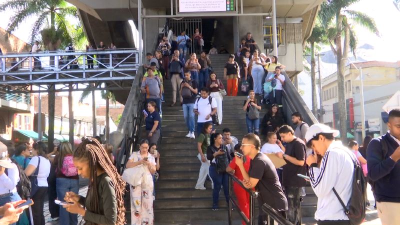 Operativo del Metro de Medellín tras el fuerte sismo en Chocó