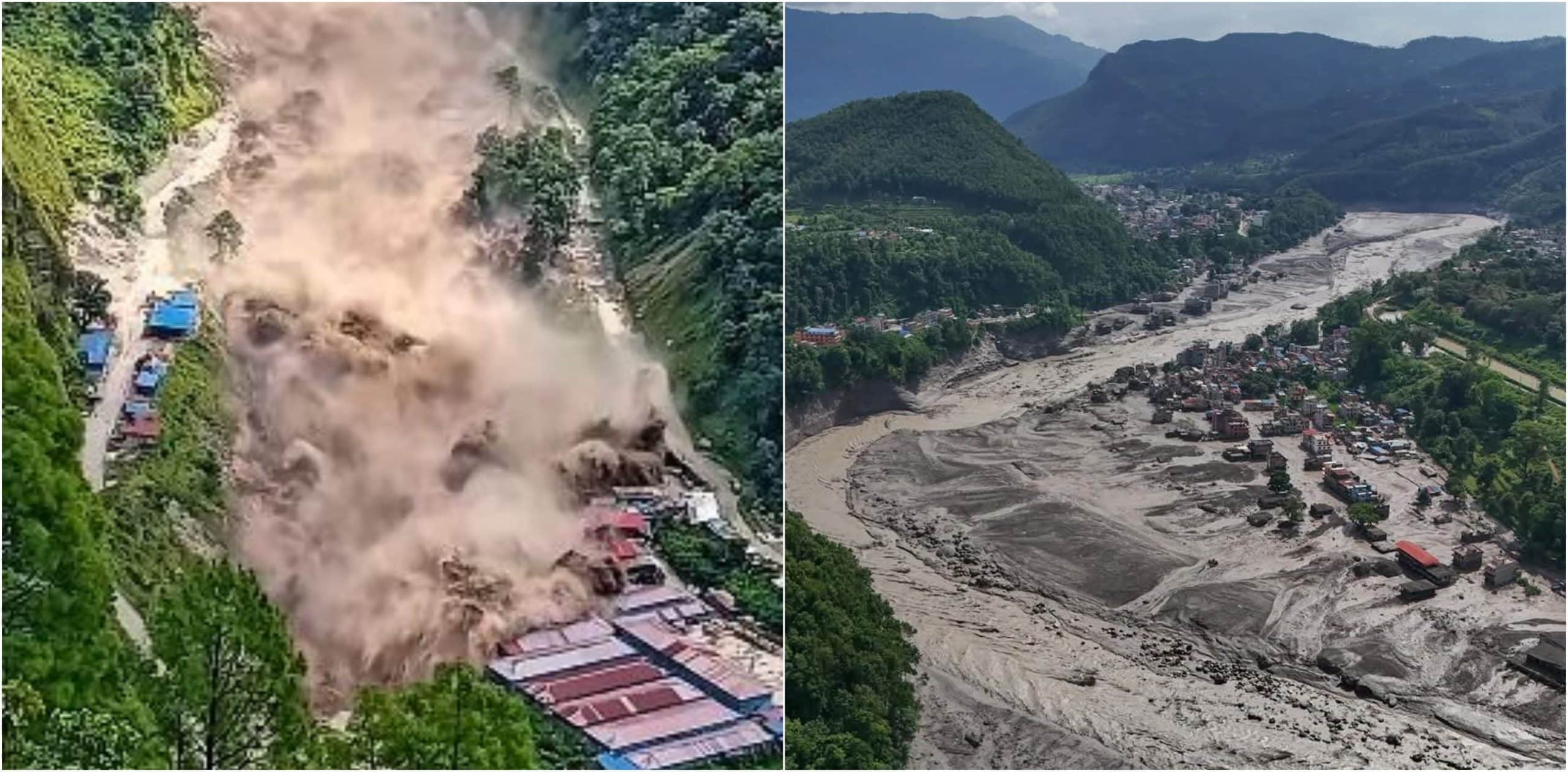 Así quedó Nepal después de la avalancha que deja más de mil personas desaparecidas