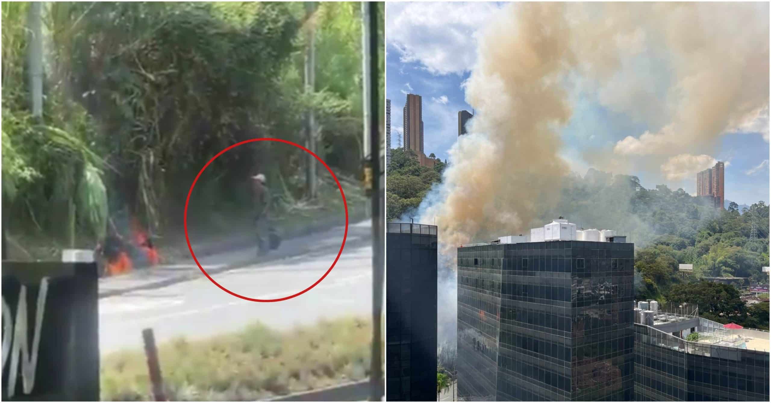 Capturan a hombre que inició el incendio en la avenida Las Palmas