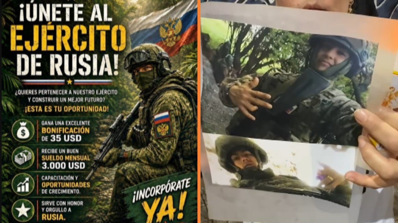 Red de trata engaña a jóvenes de Medellín con promesas de ir a la guerra en Rusia
