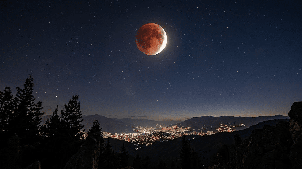 Eclipse lunar parcial será visible en Medellín: conozca la fecha y los horarios