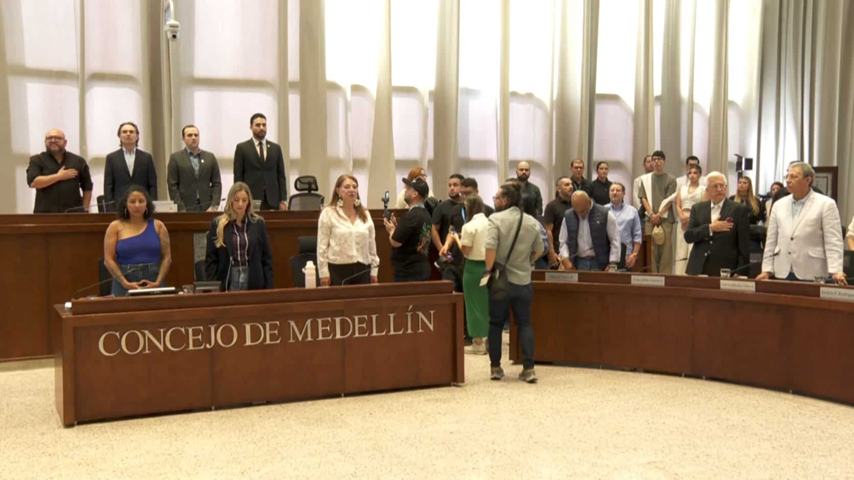 Clausura de sesiones extraordinarias en el Concejo de Medellín