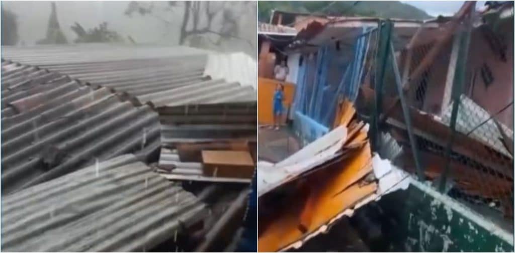 Fuerte vendaval afecta 40 casas en Santa Bárbara, Antioquia