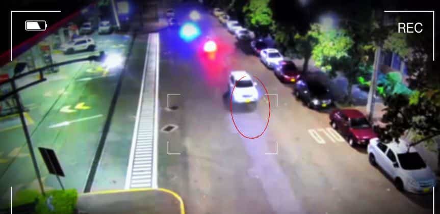 Persecución cinematográfica en Medellín tras fuga de conductor con antecedentes